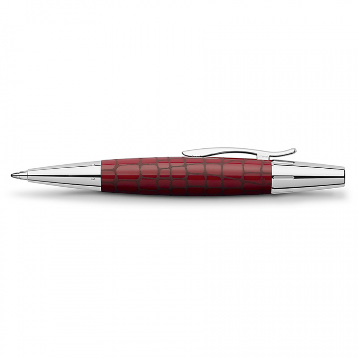 Ballpoint pen e-motion resin Croco hibiscus, red